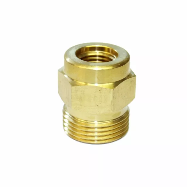 Pressure Jet Washer M22 22mm Male Screw Thread to 1/4" Female Screw Coupling