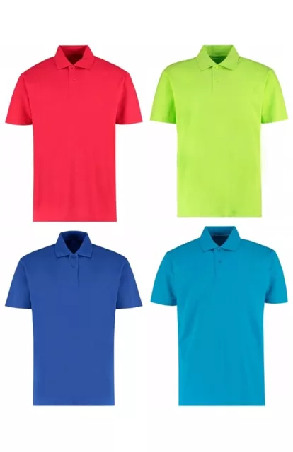 Kustom Kit Herren Polo T-Shirt Polohemd Tee Shirt Kurzarm Polokragen Übergrößen