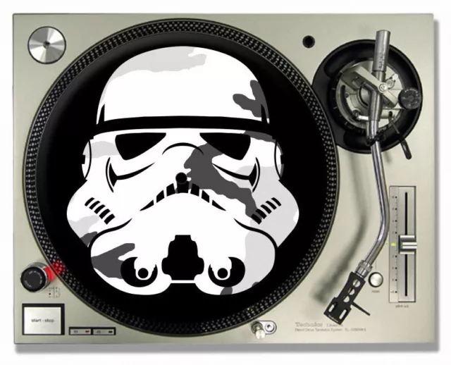 Camouflage Stormtrooper Vinyl DJ SLIPMATS / Turntable SLIP MATS X 2 - TECHNICS