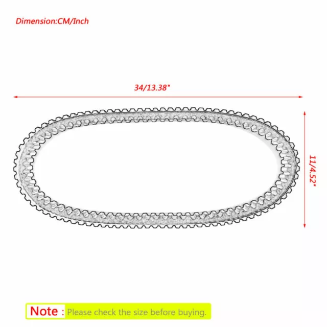 Courroie D'Entraînement Pour Yamaha NXC125 XC125 Cygnus X 2003-2011 Scooter A10 2