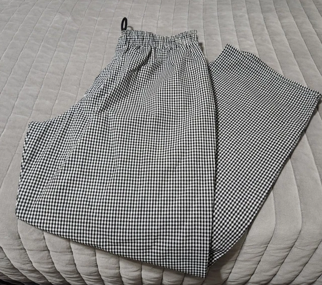 Newchef Chef Pants Sz 2XL. Excellent Condition.  Black & White Checker