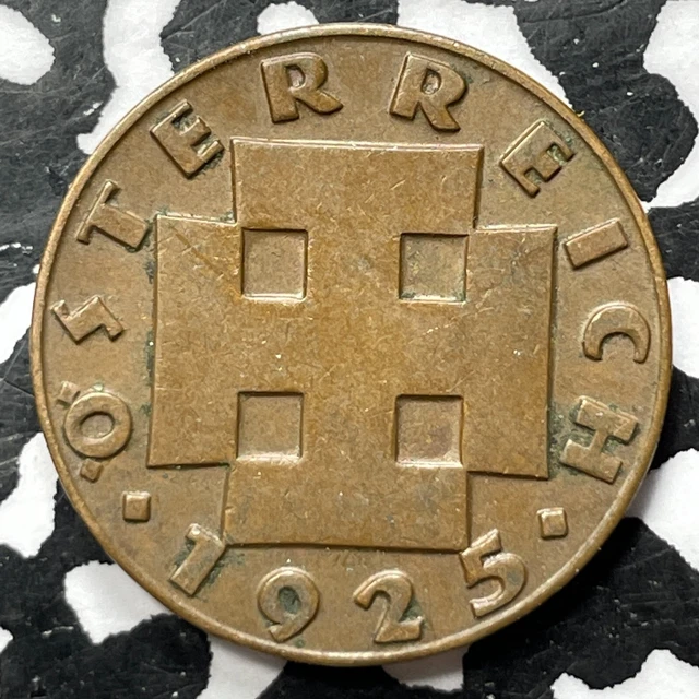 1925 Austria 2 Groschen (3 Available) (1 Coin Only)
