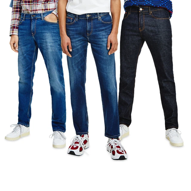 TOMMY HILFIGER MEN'S Jeans Tommy jeans Ryan Relaxed Straight Fit BNWT