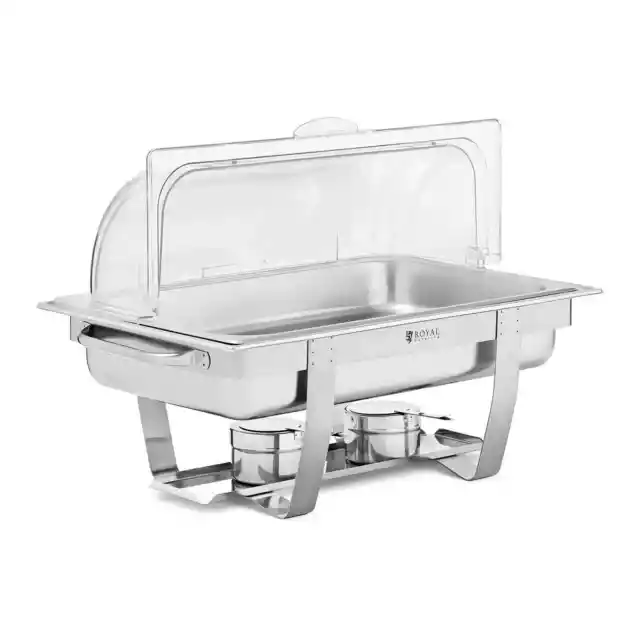 Chafing Dish Warmhaltebehälter Rechaud GN 1/1 8,5 L schmaler Stand