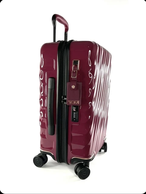 TUMI 19 Degree International Carry On 4 Wheel Expandable Travel Bag Berry (695$