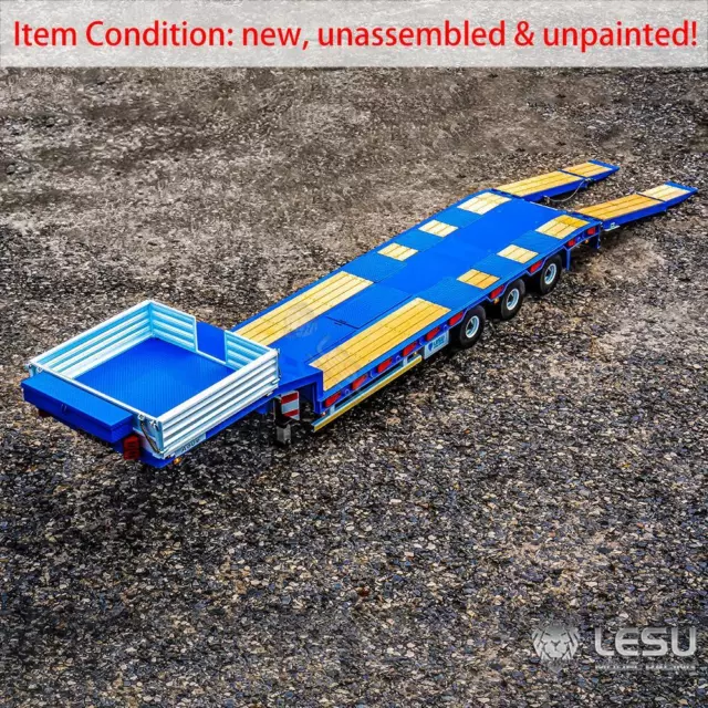 In Stock LESU Trailer Hydraulic 1/14 Lifting Tailboard for RC Tractor Truck