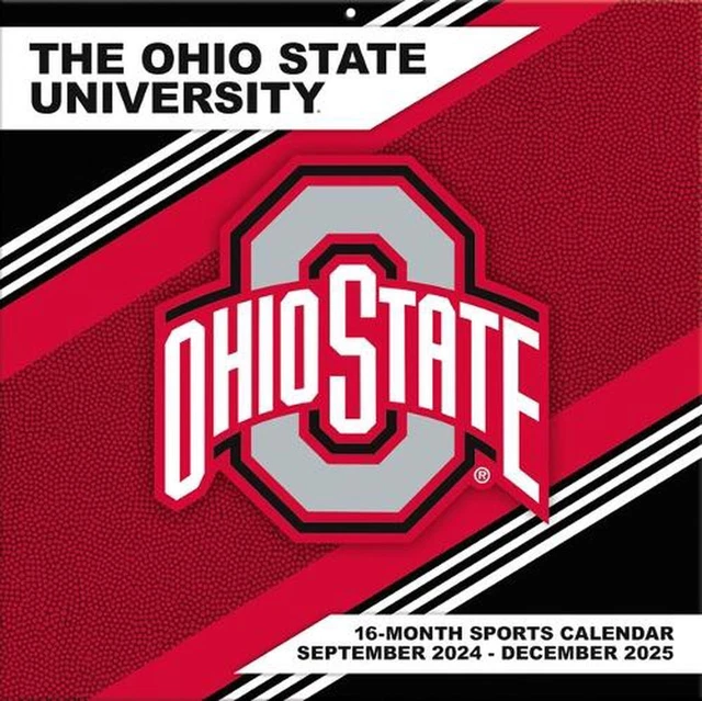 OHIO STATE BUCKEYES 2025 12x12 Team Wall Calendar by Turner Licensing