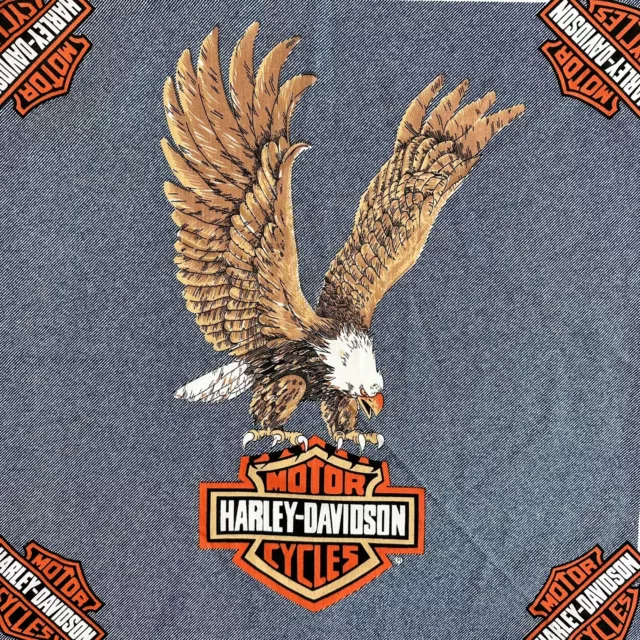 Vintage Harley Davidson Motorcycles Eagle Bandana -  CRAFTED WITH PRIDE IN USA