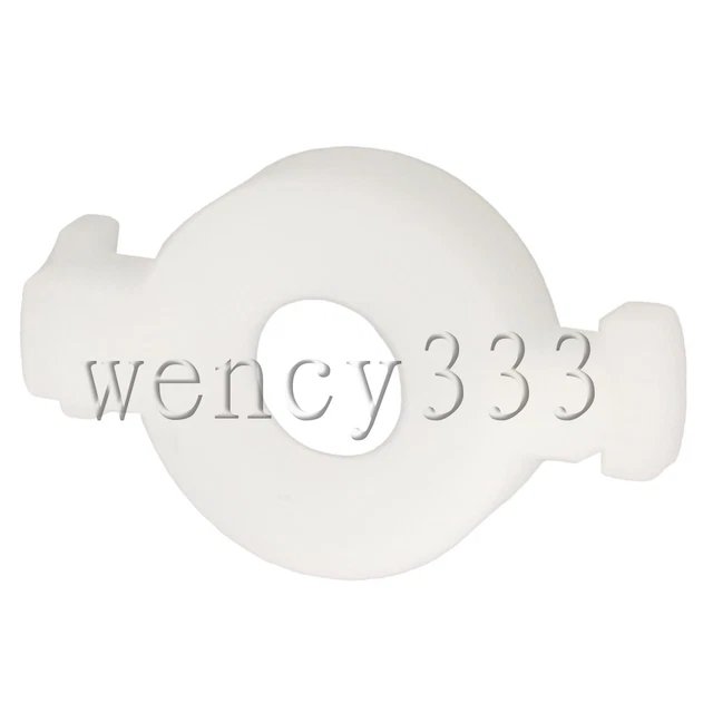 150Pcs 4.5mm Inter Dia B Flat Cornet White Plastic Trumpet Valve Piston Guide