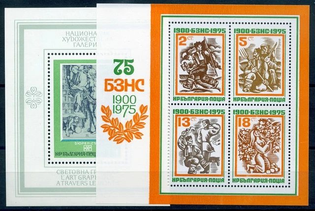 439750) Bulgarien Block 55 + 58 **