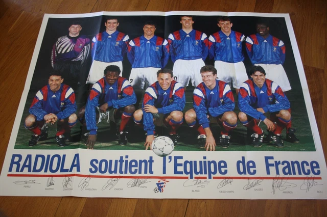 Géant Poster Officiel – Équipe De France 1997 – Foot