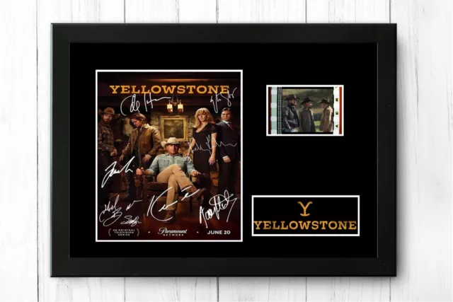 Yellowstone Movie Framed Film Cell Display Stunning Cast Signed