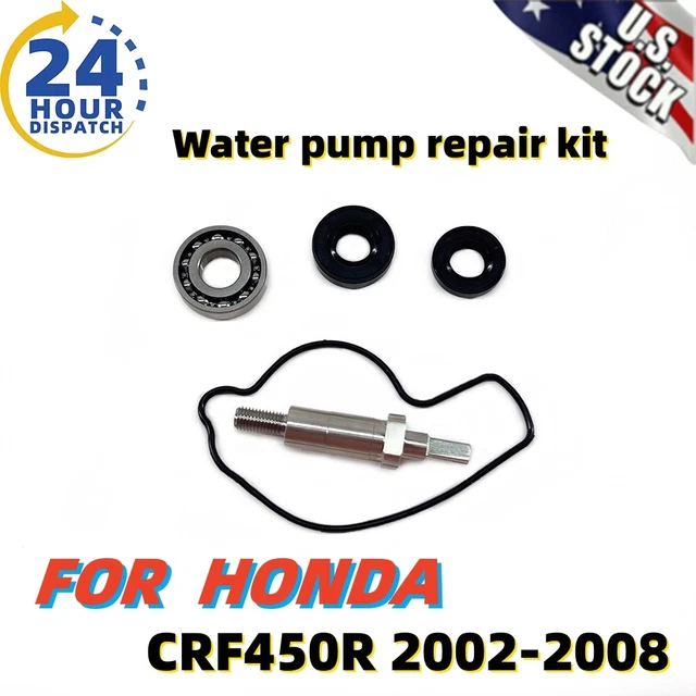 WATER PUMP REPAIR Kit Shaft Gasket Bearing Seals Fit For Honda CRF450R