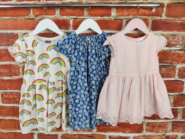 Baby Girl Bundle Age 18-24 Months Next Gap H&M Dress Summer Rainbow Beach 92Cm