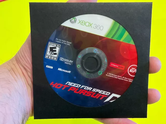 Need for Speed: Hot Pursuit (Microsoft Xbox 360, 2010) DISC ONLY ~ Tested!