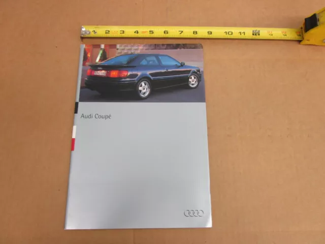 1994 Audi Coupe in GERMAN sales brochure 48 pg ORIGINAL