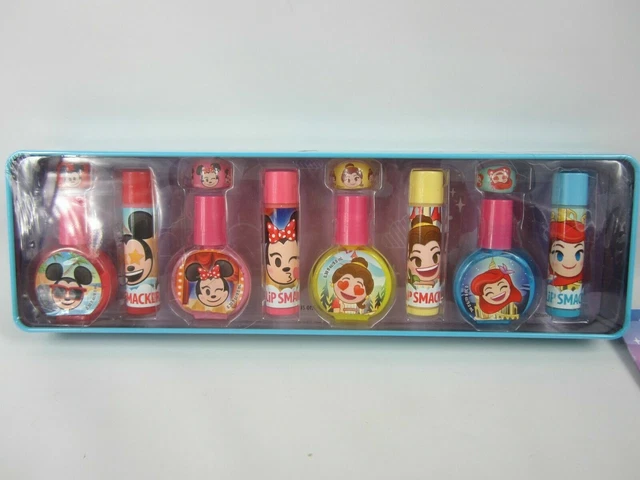 Disney Emoji Tin Lip Smacker  Lip Balm, Nail Polish, Rings,Sealed Ships Free!
