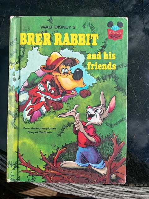 DISNEY WONDERFUL WORLD Of Reading Brer Rabbit and his Friends Song Of ...
