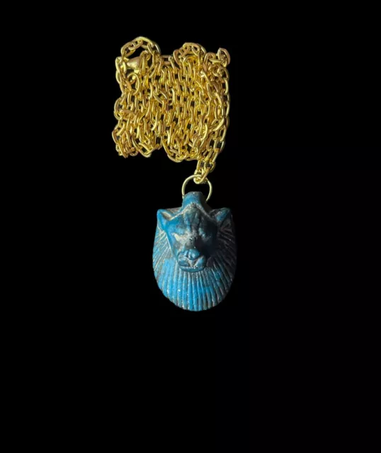 Sekhmet Goddess Pectoral , Marvelous Ancient Egyptian Scarab Beetle necklace