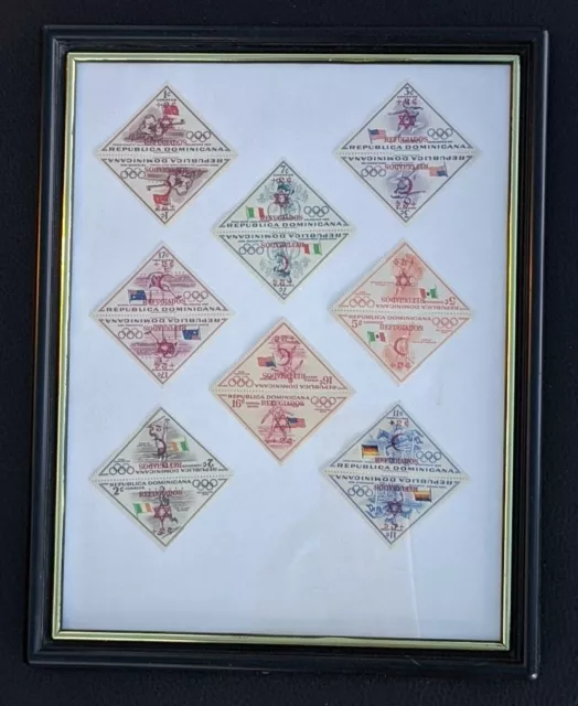 DOMINICAN REPUBLIC Olympic Games Melbourne 1956 Stamps Collection, Unused