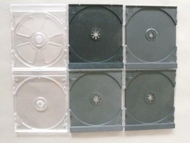 CD Trays für Jewel Case - Innentrays - CD-Träger für Einzeldisc 6 Stück