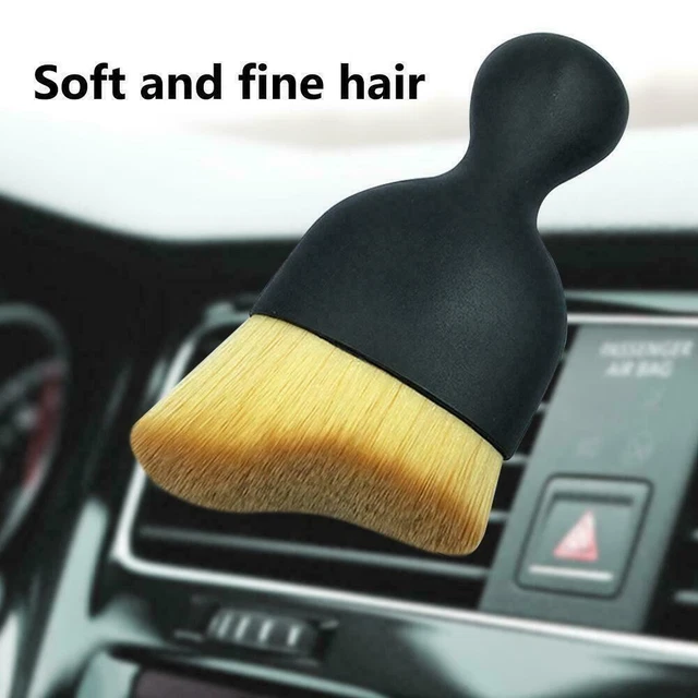 Spazzola per capelli morbidi e fini per pulizia interni auto applicazione multi scena