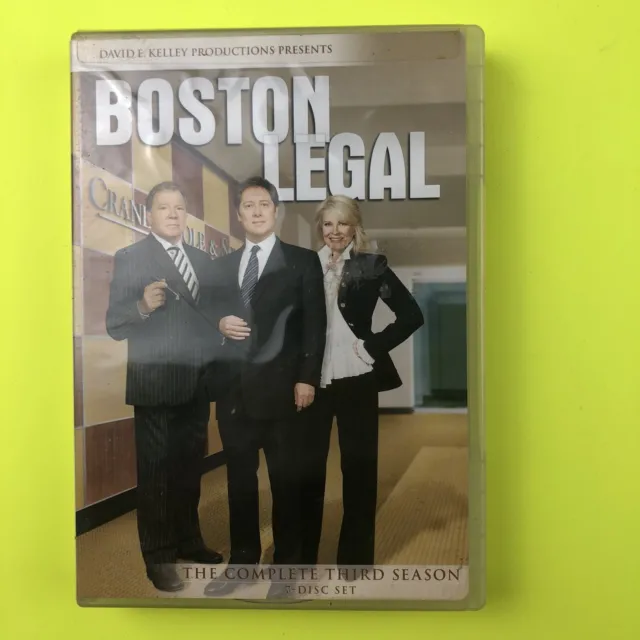 Boston Legal The Complete Third Season (DVD, 2006, 7-Disc Set) Brand New