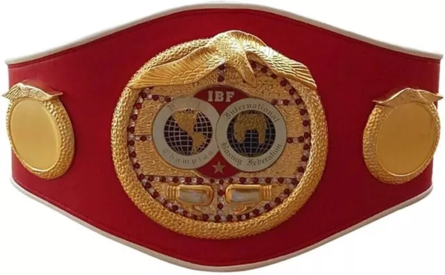 IBF Boxing Championship Replica Belt Adult Size World Boxing Council 3D