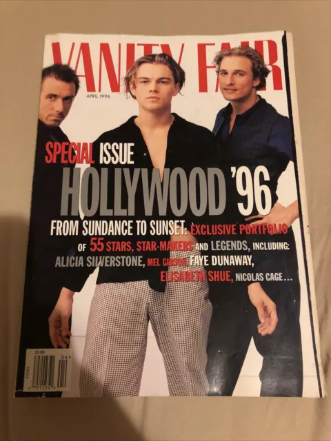 Vanity Fair Magazine April 1996 Hollywood Leo DiCaprio Cover