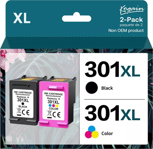 Cartucce HP 301XL DeskJet 1000 1050 2050 Envy 4500 5530 OfficeJet 2620 4630 ecc.
