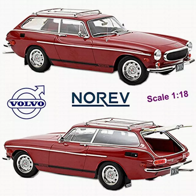 Volvo 1800 ES US-Version Kombi-Coupe 1971-73 rot red 1:18 Norev 188723