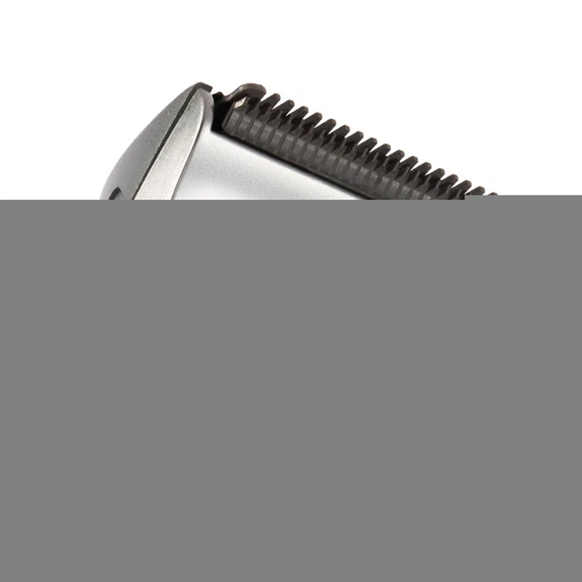 (Silver)Professional Waterproof Hair Clipper Trimmer With Metal Mesh Compact