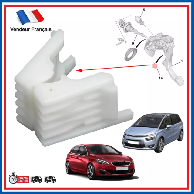 FIXATION pour Pédale d'embrayage prévu pour C4 PICASSO 308 1609586780 9820342980