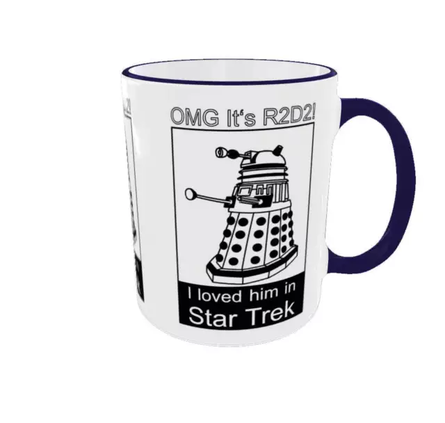 Tasse mit Spruch Kaffeebecher Spaß Tasse OMG It´s R2D2! I loved him in Star Trek