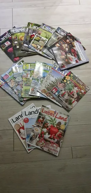 Zeitschriften LandLust, Mein schönes Land, LandGang und Liebes Land 17 Stück !!