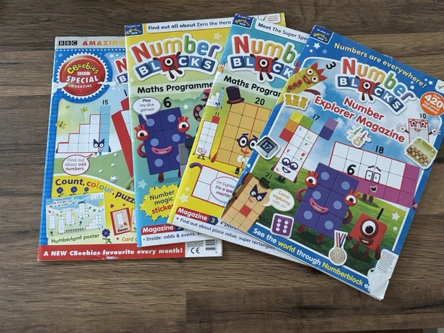 NUMBER BLOCKS MAGAZINE Bundle Maths Programme Numberblocks (read ...