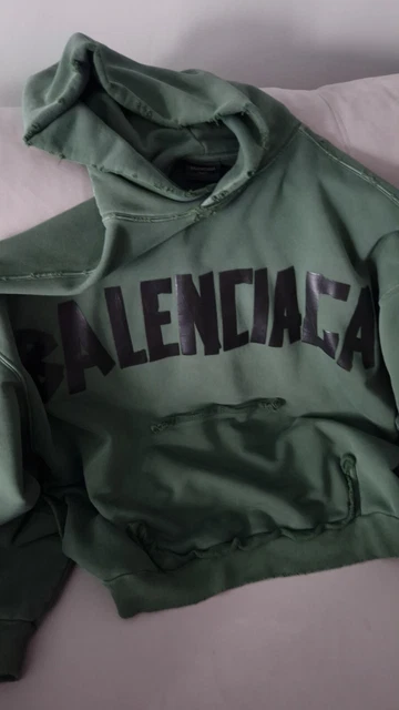 Felpa balenciaga gialla on sale