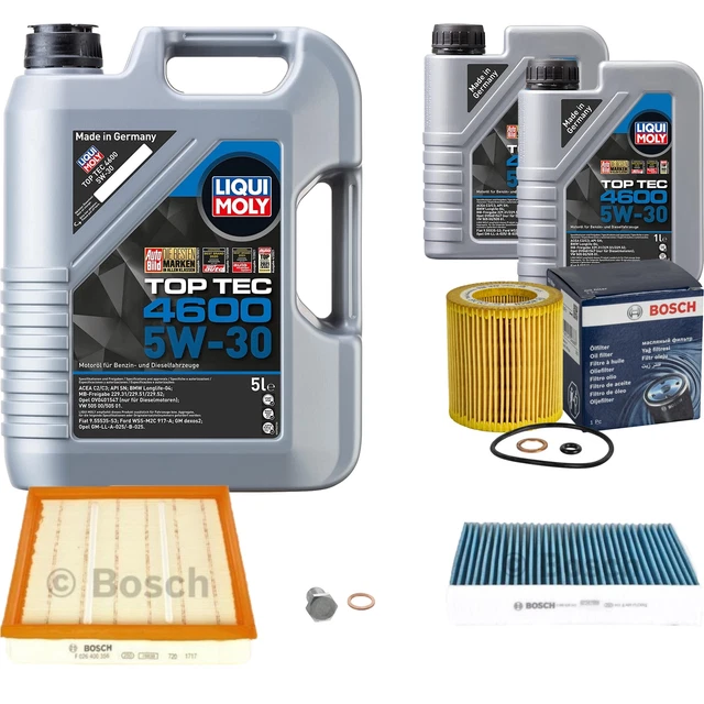 Pacchetto Di Ispezione Liqui Moly Top Tec 4200 5W-30 7L per VW Passat