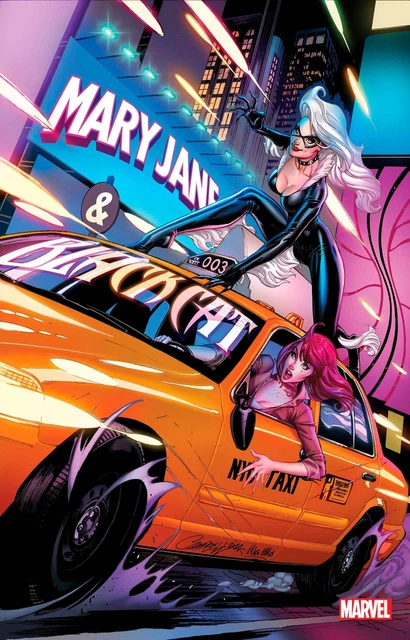 Mary Jane Black Cat #3 Nm J Scott Campbell Spider-Man Venom Gwen Dark Web Chasm