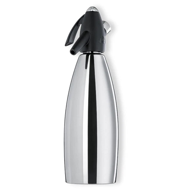 New iSi North America Stainless Steel Soda Siphon 1 Quart Stainless