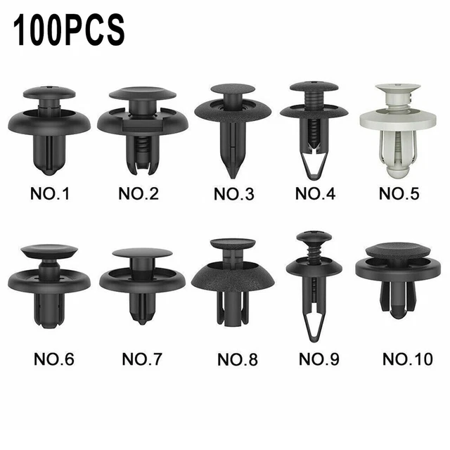 Car Fastener Clip Car Trim Clips Door Panel Retainer Mud Flaps Push Set