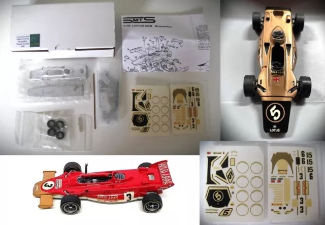 Lotus 56B F1 Gas Turbine 4WD 1971 - SMTS RL12 1/43 Scale Unbuilt White Metal Kit