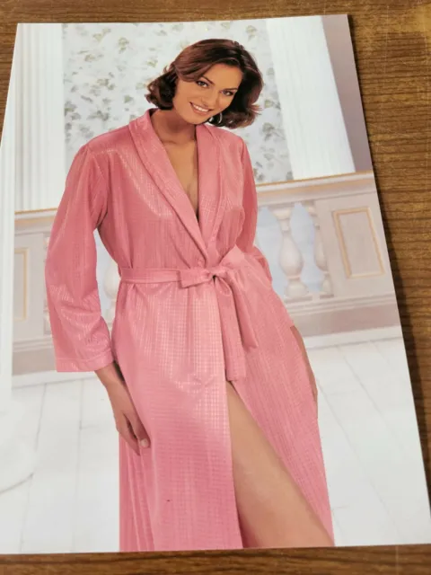 Vestaglia donna in puro cotone taglia 48 colore rosa LINEA DONNA - NUOVA