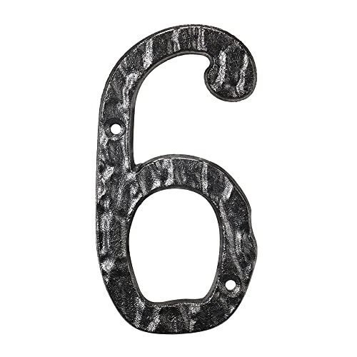 House Numbers for Outside CIHONG 5.5" Cast Iron Anti-rust House Address