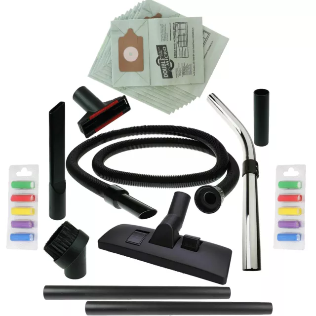 10 Bags 1.8M Hose Spare Vacuum Accessory Tool Kit for Numatic Henry Hetty Hoover