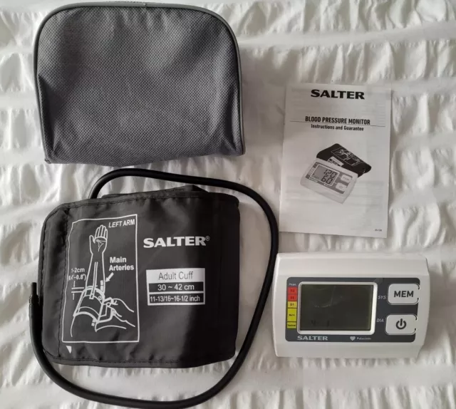 Salter Upper Arm Automatic Blood Pressure Monitor BPA-9200-GB Working