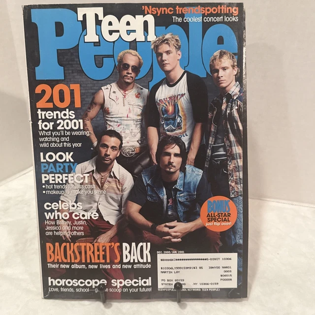 TEEN PEOPLE MAGAZINE Summer 2000 ￼Backstreet Boys FREE SHIPPING