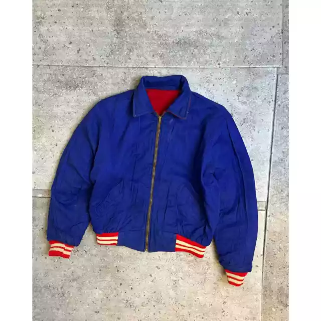 Reversible "Marmion" Varsity Jacket (XL) - 1970s 2