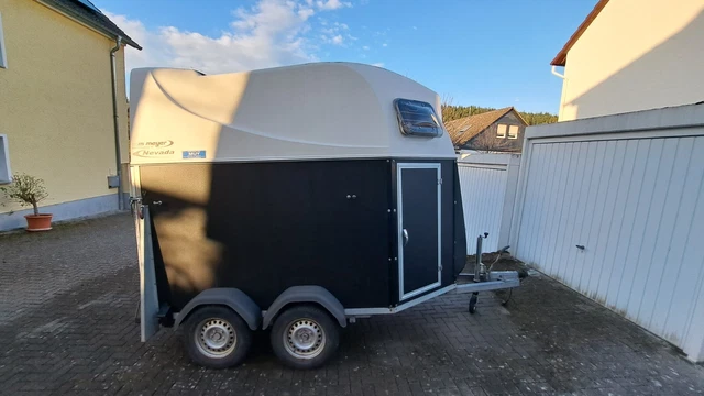 Pferdeanhänger WM Meyer Alu 2 Pferde Holz/Poly Aufbau