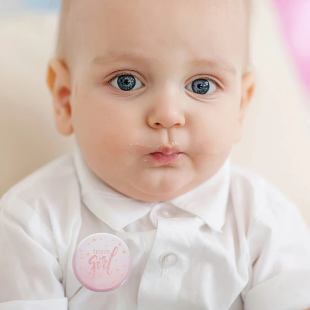 50 pz distintivi rivelazione genere decorazioni baby shower distintivo festa ornamenti per